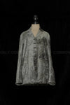 MUTEDANCE blue printed top MD23FW13 blue PM97